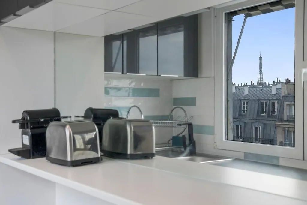 公寓 1 Bedroom#Haussmann#Amazing View#Effeiltower#Ac 巴黎 法国