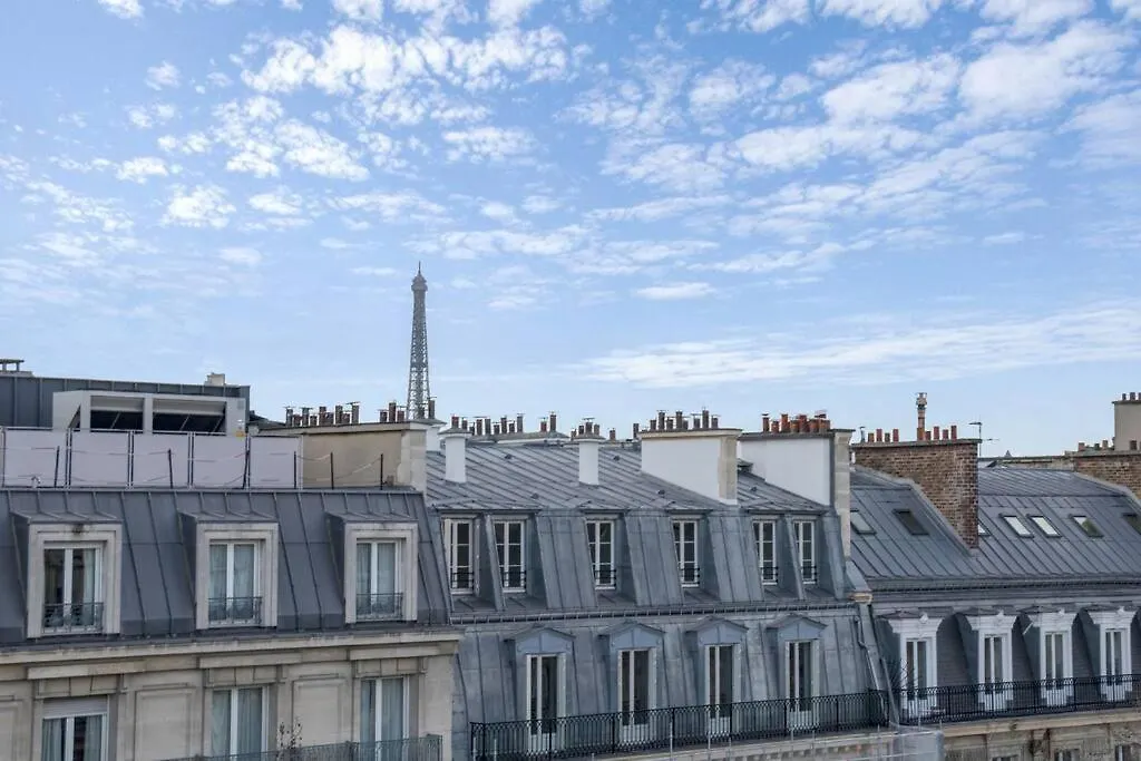 1 Bedroom#Haussmann#Amazing View#Effeiltower#Ac Paris 0*,